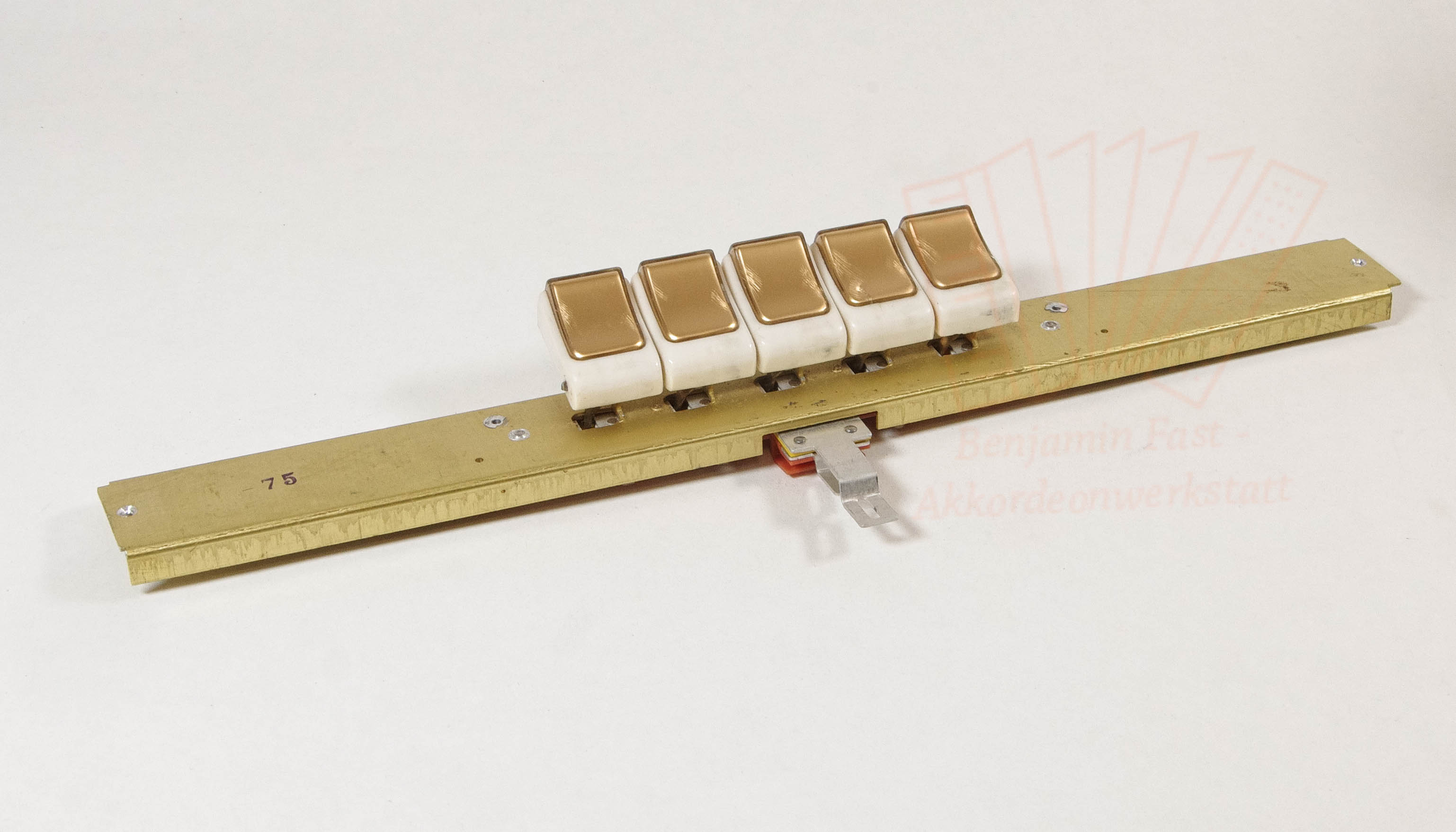 Registermechanik Weltmeister 3-chörig gold gebraucht