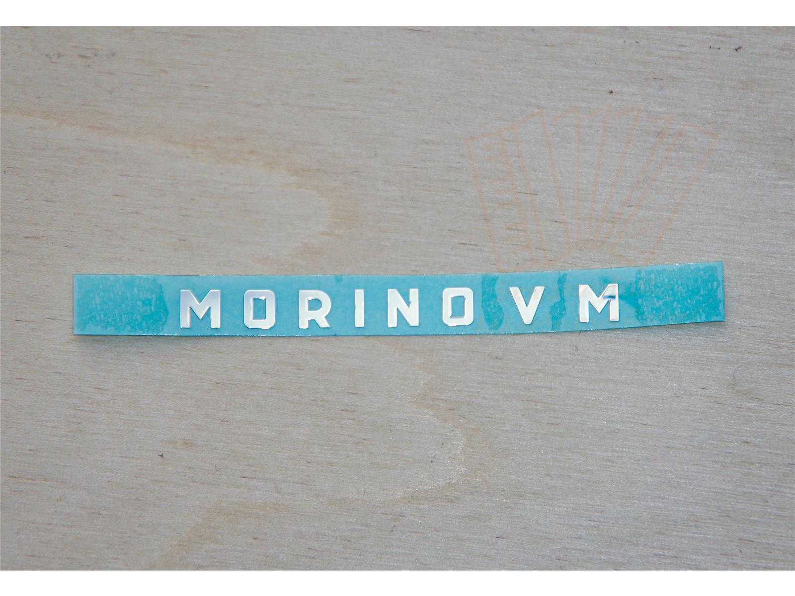Schriftzug "MORINO V M"
