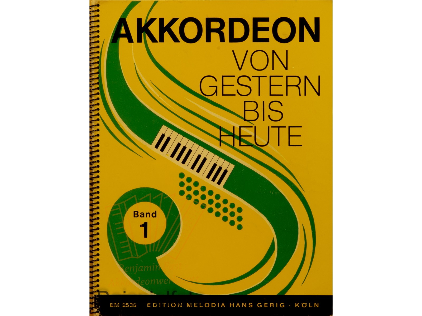 Von gestern bis heute 1, Akkordeon - Antiquariat
