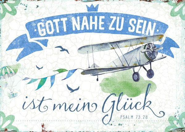 Postkarte - Mein Glück - Ps. 73,28